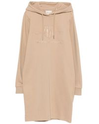 GANT - Hooded Long-Sleeved Dress - Lyst
