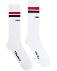 DSquared² - Chaussettes À Rayures - Lyst