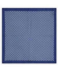 Ferragamo - Tournament-Print Silk Pocket Square - Lyst