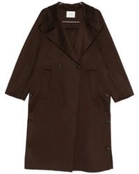 Lisa Yang - Double-Breasted Button-Back Coat - Lyst