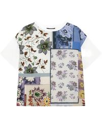 Weekend by Maxmara - Patchwork Floral-Print T-Shirt - Lyst