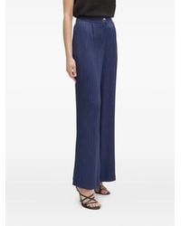 Guess - Button-Fastening Pattern Trousers - Lyst