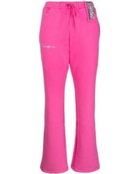 Doublet - Rhinestone-Logo Detail Track Pants - Lyst