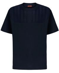 Missoni - T-Shirt En Coton À Motif Zig-Zag - Lyst