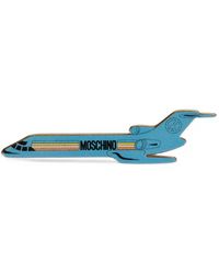 Moschino - Broche En Forme D'Avion - Lyst