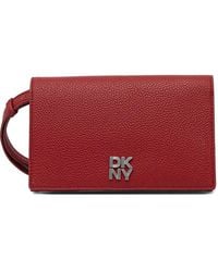 DKNY - Logo-Plaque Wallet - Lyst