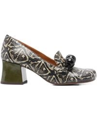 Chie Mihara - Pumps Mumba Con Tacco Largo E Motivo Geometrico 50Mm - Lyst