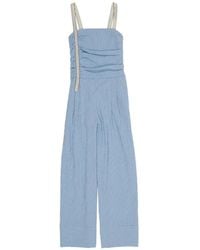 Bimba Y Lola - Striped Jumpsuit - Lyst