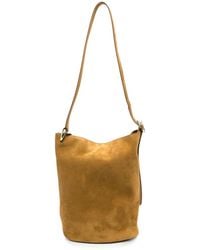 JOSEPH - Fold Suede Bucket Bag - Lyst