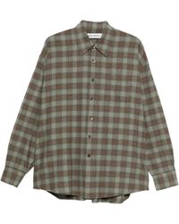 Our Legacy - Buttoned Check Shirt - Lyst