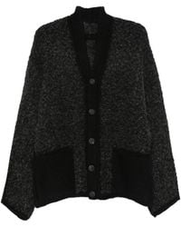 Label Under Construction - Bouclé-Knit Button-Up Cardigan - Lyst