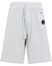 C.P. Company - Pantalones cortos de chándal de algodón - Lyst