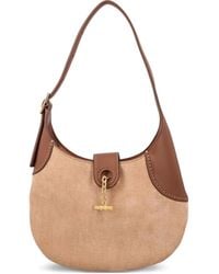 Loro Piana - Mini Bobbin Leather-Trim Shoulder Bag - Lyst
