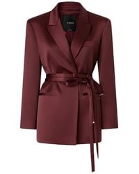 Pinko - Rapa Belted Jacket - Lyst
