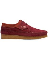 Clarks - Weaver Suede Lace-Up Derby Shoes - Lyst