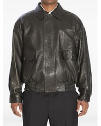 Saint Laurent - Balloon Bomber Jacket - Lyst