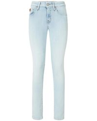 Jacob Cohen - Logo-Patch Skinny Jeans - Lyst