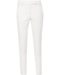 Brunello Cucinelli - Slim-fit Cropped Cotton Trousers - Lyst