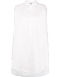 Loewe - Poplin Long-Sleeved Shirt Dress - Lyst