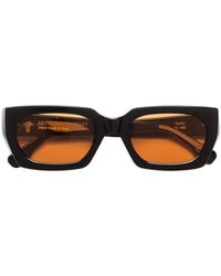 Retrosuperfuture - Lunettes De Soleil Teddy Refined À Monture Rectangulaire - Lyst