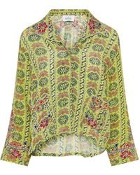 MONOKI - Pineapple Embroidered Shirt - Lyst