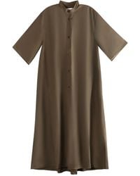 Studio Nicholson - Button-Front Midi Shirt Dress - Lyst