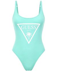 Guess - Maillot De Bain À Logo Imprimé - Lyst