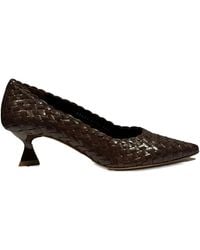 LA ROSE - 50Mm Carol Woven Pumps - Lyst