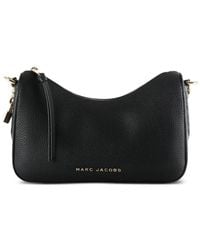 Marc Jacobs - Logo-Print Pebbled Leather Shoulder Bag - Lyst