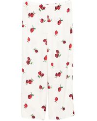 KHAITE - Hose mit grafischem Print - Lyst