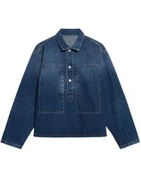Fortela - Fuego Square-Pocket Button Overshirt - Lyst