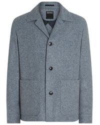 ZEGNA - Jacke Mit Aufgesetzten Taschen - Lyst