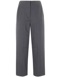 Erika Cavallini Semi Couture - Wide-Leg Trousers - Lyst