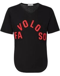Fendi - Cotton T-Shirt With Favoloso Print - Lyst