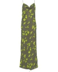 Patrizia Pepe - Floral-Print Cowl-Neck Maxi Dress - Lyst