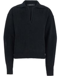FEDERICA TOSI - Langärmeliger Pullover mit Polokragen - Lyst
