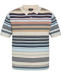 Paul Smith - Striped Polo Shirt - Lyst