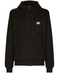 Dolce & Gabbana - Jersey Zip-up Hoodie - Lyst