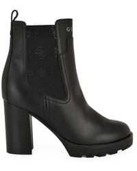 Guess - Bottines Nealle À Talon Épais - Lyst