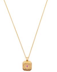 Missoma - October Birthstone Star Pendant Necklace - Lyst