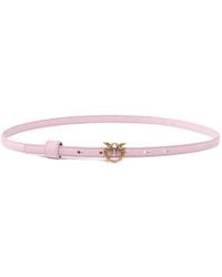 Pinko - Thin Belt With Love Birds Buckle - Lyst