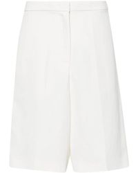 Fabiana Filippi - Tailored Linen Bermuda Shorts - Lyst