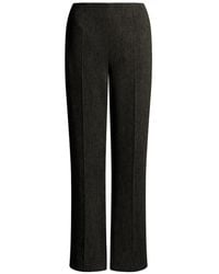 Alberta Ferretti - Pressed-Crease Tailored Trousers - Lyst