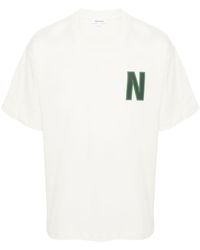 Norse Projects - Simon T-Shirt mit Logo-Print - Lyst
