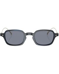 Giorgio Armani - Sonnenbrille Mit Eckigem Gestell - Lyst