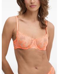 Guess - Maya Maia Floral-Lace Bra - Lyst