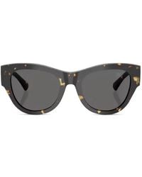 Burberry - Tortoiseshell-Effect Cat-Eye Sunglasses - Lyst