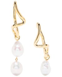 Missoma - Molten Baroque-pearl Drop Earrings - Lyst