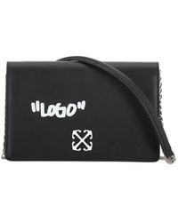 Off-White c/o Virgil Abloh - Arrows Logo-Print Shoulder Bag - Lyst