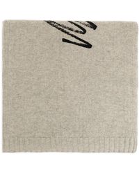 MM6 by Maison Margiela - Sciarpa Con Logo - Lyst